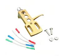 SageFurned AT-3600L Cartouche et tête d'assemblage pour platines Audio-Technica, compatible avec lecteurs Pioneer PLX-1000 PL-530, construction métallique, installation facile, doré (doré)