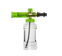 SageFurned Bouteille de lance à mousse pour nettoyeur haute pression de 1 L, pulvérisateur de mousse en acier inoxydable et laiton ABS avec connecteur rapide de 6,35 mm pour lavage de voiture, camion
