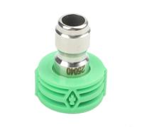 SageFurned Buses haute pression en acier inoxydable 1 4 pouces Quick Connect pour lave-auto 0 ° 15 ° 25 ° 40 ° angle de faisceau (vert)