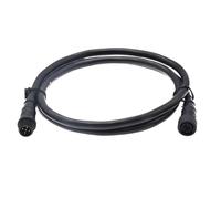 SageFurned Câble de connexion marine M12-5P femelle vers mâle pour NMEA 2000 Backbone Drop, étanche IP67, 4 A 60 V, fileté 12 mm, 1 m/2 m/pour 3 m, compatible avec Garmin Simrad, noir