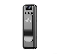 SageFurned Caméra d'action compacte avec WiFi sans fil | Enregistreur vidéo de sport portable pour aventures en plein air Noir, 9 x 5 x 1,3 cm