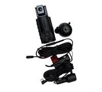 SageFurned Caméra embarquée 3 canaux 4K avant 2K arrière intérieure, WiFi GPS caméra de voiture avec vision nocturne pour véhicules 12 V, triple objectif DVR pour surveillance du stationnement (pas de