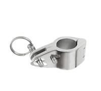 SageFurned Collier de serrage en acier inoxydable 316 pour pare-soleil de yacht Bimini Top Yacht, poli miroir, ajustement sûr pour auvent de bateau et systèmes de support, 7,3 x 3,25 x 2,7 cm