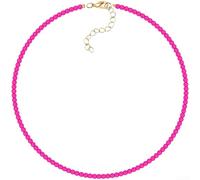 SageFurned Collier en pierre naturelle de 4 mm réglable fabriqué à la main | Véritables pierres naturelles, grain unique, rose vif, turquoise, blanc perle, bijoux fantaisie de qualité supérieure