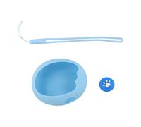 SageFurned Coque de protection en silicone pour Tamagotchi Paradise Virtual Pet, avec lanière et capuchons de touches, protection intégrale contre les chutes et les rayures (coque + porte-clés +