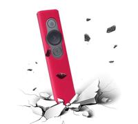 SageFurned Coque en silicone souple pour télécommande Logitech Spotlight Presenter - Housse antichoc avec dos texturé et cordon d'accès aux boutons pour télécommande - Rouge