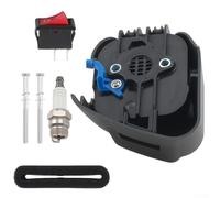 SageFurned Couvercle de filtre à air pour débroussailleuse TB22 TB32 753-06415, avec coton filtrant et base, pour Craftsman 316711020 316711021 et Troy Y25, construction en plastique noir