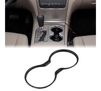 SageFurned Couvercle de porte-gobelet en fibre de carbone pour Jeep Compass, Grand Cherokee, Guide 2017, accessoire décoratif intérieur, convient pour porte-gobelet universel, matériau ABS