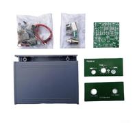 SageFurned CW Kit complet d'émetteur-récepteur à ondes courtes avec boîtier 7,023 MHz pour Arduino, fréquence réglable 7,023-7,026 MHz, puissance de sortie 0,5 W, ensemble PCB non assemblé
