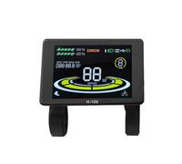 SageFurned E-for Écran LCD H-100 pour vélo 24 V-72 V, connecteur étanche à 5 broches, compatible avec protocole de communication OMD 2, noir