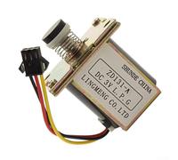 SageFurned Électrovanne auto-absorbante 3 V CC pour chauffe-eau, construction métallique compacte, 60 x 46 x 43 mm, économie d'énergie, connecteurs à 3 broches (ZD131-A)
