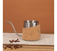 SageFurned Ensemble complet de fabrication de café comprenant une casserole, une tasse, un moulin avec poignée en liège et un entonnoir filtrant pour la maison et le bureau, kit de cafetière goutte à