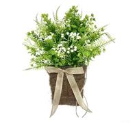SageFurned Fleurs artificielles et tiges vertes pour de superbes décorations de bricolage, arrangements floraux en plastique réalistes pour mariages, fêtes, décoration d'intérieur