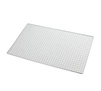 SageFurned Grille de barbecue en maille pour barbecue japonais coréen, grille métallique croisée en acier inoxydable pour un chauffage uniforme, compatible avec le camping en plein air, les