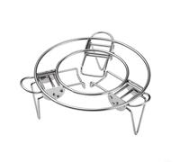 SageFurned Grille de cuisson vapeur réglable en acier inoxydable de 16 à 24 cm, très résistante de qualité 304 avec pieds pliables pour autocuiseur, casserole et poêle