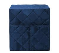 SageFurned Housse anti-poussière lavable en coton pour machines à café, compatible avec la plupart des modèles standard, marron, bleu foncé ou gris