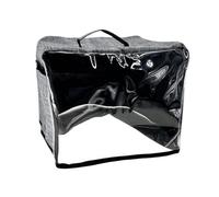 SageFurned Housse anti-poussière pour grille-pain à 4 tranches avec panneau avant transparent, tissu lavable et résistant à l'eau pour appareils KitchenAid, gris