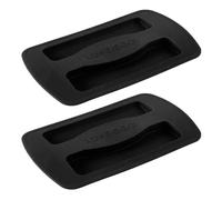 SageFurned Housse de protection en silicone pour grille-pain et four - 17,8 x 10,5 cm - Gris, bleu, noir, rouge