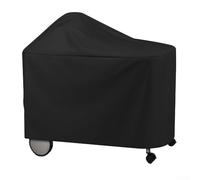 SageFurned Housse de protection imperméable et résistante en tissu Oxford avec sangles réglables - Protection contre les UV, la poussière et la pluie - Pour barbecue bouilloire - Noir (420D)