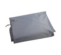 SageFurned Housse de réfrigérateur d'extérieur imperméable en tissu Oxford 210D avec accès à fermeture éclair et ventilation compatible avec la plupart des congélateurs verticaux (gris 58 x 58 x 142