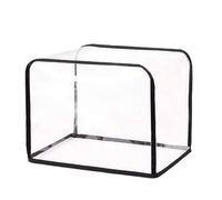 SageFurned Housse transparente pour grille-pain à 2 tranches - Imperméable à la poussière - En PEVA - Pour grille-pain KitchenAid - Accessoire de cuisine transparent et lavable
