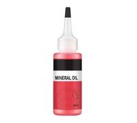 SageFurned Huile minérale de frein hydraulique 50 ml pour MT5, M8100, 9170, XTR, XOD, NFOX, compatible avec Shimano, Tektro, Nutt Ebike pour freins de vélo, rouge