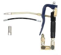 SageFurned Injecteur de graisse pneumatique haute pression 40 MPa avec articulation pivotante flexible pour outil de réparation de voiture Design durable Doré (D)