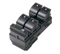 SageFurned Interrupteur de commande de fenêtre électrique côté conducteur pour Chevrolet HHR pour Silverado, pour GMC pour Sierra pour Yukon 2007-2015, interrupteur de porte maître en plastique noir