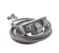 SageFurned Interrupteur de guidon de scooter électrique E-for Bike, 24 V/36 V/48 V, bouton de verrouillage marche/arrêt avec goupille de commande d'accélérateur, compatible avec guidon de 22 mm, noir