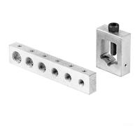 SageFurned Jauge de perçage métrique pour fils de sécurité, dispositif de précision pour M5, trous de guidage de 1,5 mm/2,5 mm, pour l'entretien de la moto