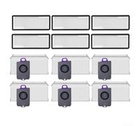 SageFurned Kit 12 pour Narwal Flow : 6 Filtres HEPA et Sacs pour poussière - Accessoires Robot Aspirateur Haute Efficacité