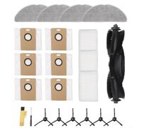 SageFurned Kit Accessoires pour tapo RV30 Max Plus RV20 Max - Brosse Principale Latérale Chiffon Lavable pour poussière Robot Aspirateur