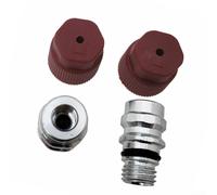 SageFurned Kit de 5 ports de service AC côté haut pour R134A R12, connecteur de rechange remplace 15-5438 800-955, convient pour Chrysler pour Ford pour véhicules Isuzu, joints noirs et verts