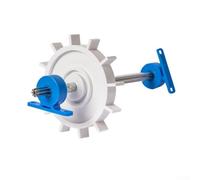 SageFurned Kit de composants d'arbre d'entraînement et de roulement de turbine pour nettoyeur de piscine compatible avec les modèles 180 280 C80 EC80 EC86 - Construction en plastique robuste pour un