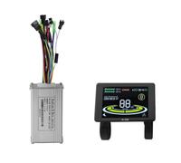 SageFurned Kit de contrôle électrique pour vélo 24 V 36 V 48 V 17 A-40 A avec écran couleur H-100 pour vélo et scooter, onde sinusoïdale trois modes compatible avec JN H-100