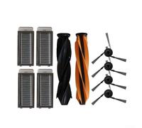 SageFurned Kit de nettoyage pour Dreame X50s Pro Master, pour robots Matrix 10 & Ultra : 2 brosses principales, 4 brosses latérales, 4 filtres haute efficacité