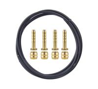 SageFurned Kit de tuyau de frein hydraulique 2,5 m pour vélo avec olives et aiguilles de rechange pour Shimano BH59 BH90 DEORE XT XTR