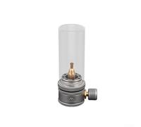 SageFurned Kit portable pour mini lanterne à gaz avec réservoir rechargeable et tige d'extension, lampe compacte à isobutane pour camping, randonnée, lumière extérieure réglable (lanterne à gaz)