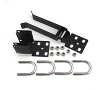 SageFurned Loquet de portail double en acier robuste pour clôtures à maillons de chaîne 1-3/8 - Design sécurisé avec trou de cadenas - Loquet noir pour ranch, ferme, jardin, utilisation résidentielle