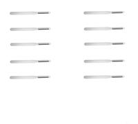 SageFurned Lot de 10 spatules à pâtisserie en acier inoxydable de 25,4 cm pour glaçage et pâte à tartiner la crème, accessoires de cuisson robustes pour la cuisine, les hôtels, les restaurants