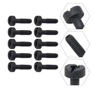 SageFurned Lot de 10 vis 503217321 compatibles avec les modèles de tronçonneuse 340, 345, 350, 440, 445, 450, 460 et 461, métal pour pièces de rechange