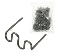 SageFurned Lot de 1000 agrafes ondulées de 0,8 mm pour agrafeuse à air chaud, kit de réparation en plastique pour pare-chocs de voiture et pièces en plastique