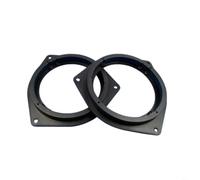SageFurned Lot de 2 anneaux de haut-parleur de 6,5 pouces de rechange pour Toyota Corolla pour camry crown, adaptateur stable en plastique noir