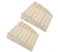 SageFurned Lot de 2 appuie-têtes de sauna en bois - Appui-tête ergonomique en bois - Accessoires de sauna élégants - Cabine infrarouge confortable et large pour sauna