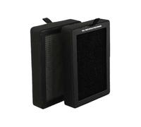 SageFurned Lot de 2 filtres à charbon actif pour Element pour purificateurs d'air LV-H128 et LV-H13EU Noir 12 x 17 cm