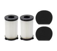 SageFurned Lot de 2 filtres d'aspirateur pour BS1948cb, compatibles avec balai électrique Ariete Handy Force 2761 2759 RBT Blanc/noir