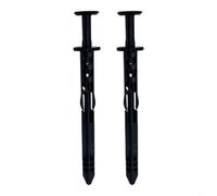 SageFurned Lot de 2 goupilles de protection arrière de bras pivotant 1ED512182 pour Porsche pour cayenne pour macan pour q7 pour q5l pour a6l ID.3 pour id.4 e-tron pour touareg plastique noir