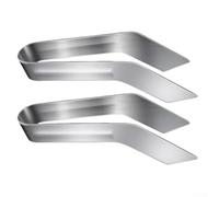 SageFurned Lot de 2 pinces à plantes en acier inoxydable de 22,5 cm pour transplanter des plantes de jardin, pinces pour enlever les dommages aux racines (petite)