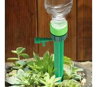SageFurned Lot de 24 pics d'arrosage automatique avec valve d'égouttement réglable, système d'irrigation automatique, bouteilles en plastique, goutteur de jardin vert, plantes d'intérieur et