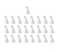 SageFurned Lot de 25 cales de gouttière en aluminium blanc pour gouttières de style K de 12,7 cm, cales essentielles pour nivellement sur fascia incliné pour améliorer l'efficacité et le soutien du